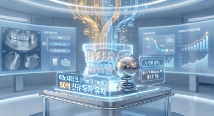 [보도기사] AI 덴탈 솔루션 ‘이노디테크’, 50억 신규 투자 유치